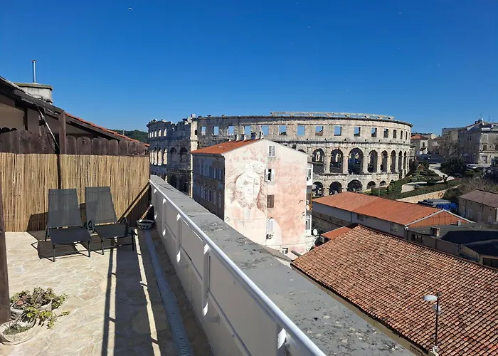 Lejlighed Terrace Dream View Over Amphitheatre Pula